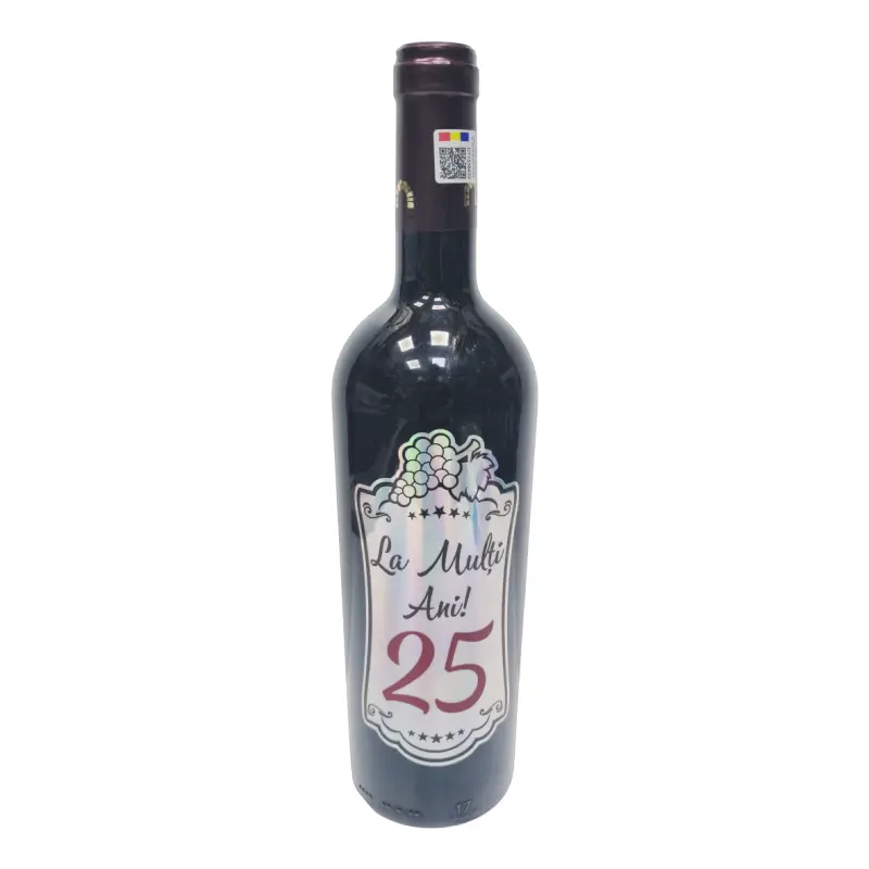 La multi ani 25, vin rosu cabernet sauvignon, demisec, 750ml, 13.5% alcool